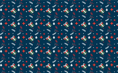 Kerst naadloze patroon ontwerp vector