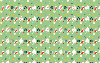 Nahtloser Weihnachtsmusterhintergrund