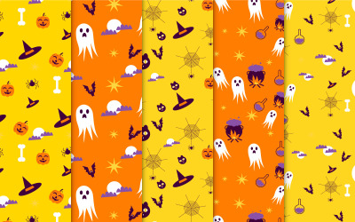 Nekonečná kolekce halloweenských vzorů