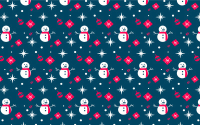 Vetor de padrão de fundo de Natal
