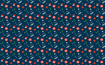Weihnachten Muster Textur Vektor-Design