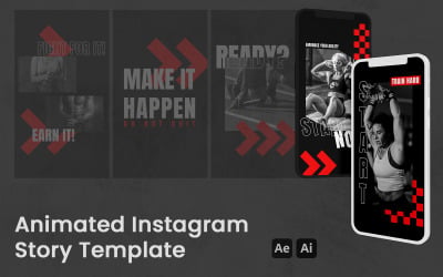 Animated Instagram Story Template