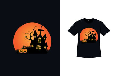 Halloween Scary T-shirt Vector Design