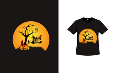 Scary T-shirt Design for Halloween Event