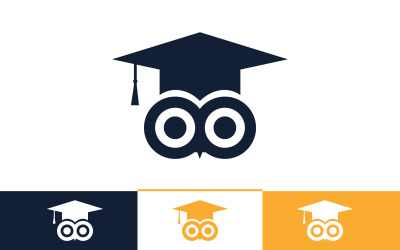 Uil onderwijs logo ontwerp