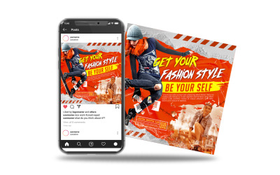 instagram inlägg skateboard på sociala medier