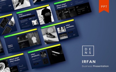 Irfan – Biznes Szablon PowerPoint