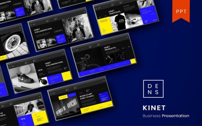 Kinet – бізнес-шаблон PowerPoint