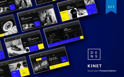 Kinet — шаблон бизнес-презентации