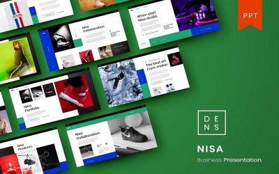 Nisa – Business-PowerPoint-Vorlage