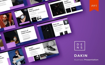 Dakin – Biznes Szablon PowerPoint