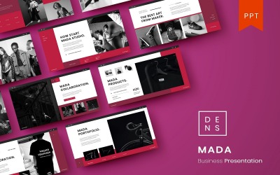 Mada – PowerPoint-mall för företag