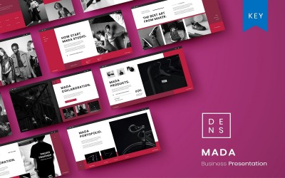 Mada — szablon biznesowy Keynote