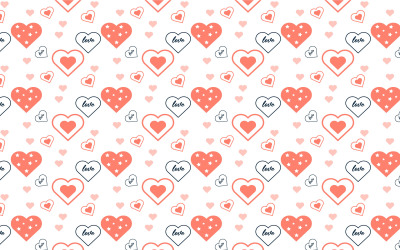Minimal pattern decoration for valentine