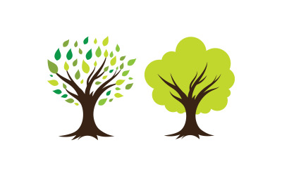 Modern Concept Design Tree Logo V1
