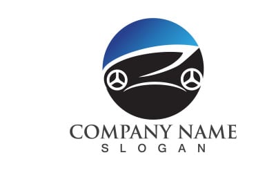 Szablon logo samochodowego samochodu