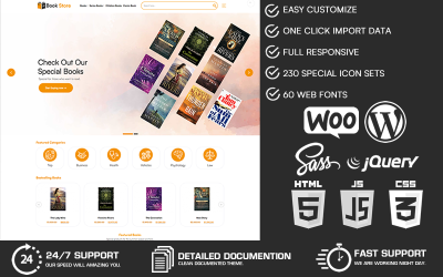 Booka - Buchladen WooCommerce WordPress Theme