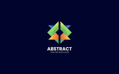 Buntes Logo mit abstraktem Farbverlauf Vol.5