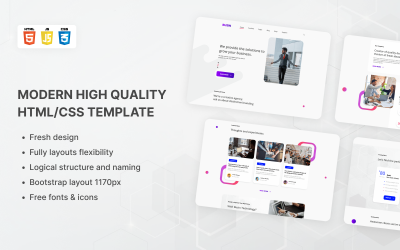 Busin Three – HTML-шаблон цільової сторінки