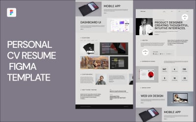 Personal CV Resume Figma Template