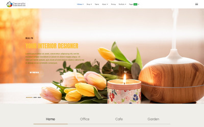 Šablona Joomla6 pro dekorativní nábytek a interiérový design JL