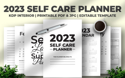 Self-Care-Planer 2023 KDP Interior