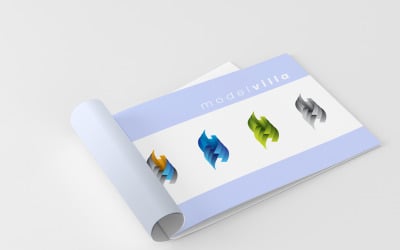 Escalier Architecture Villa Logo