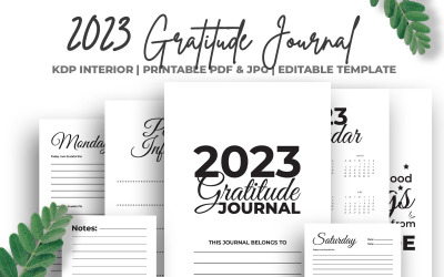 2023 Gratitude Journal KDP Intérieur