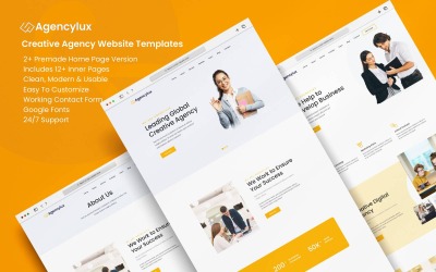 Agencelux – Kreatív Ügynökség webhelysablonjai