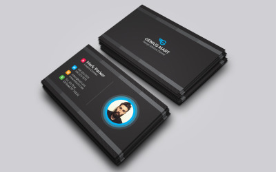 Corporate Business Card Template 135