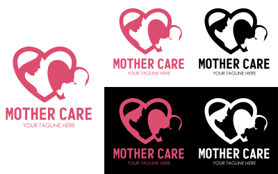 Logotipo de Mother Care para hospitales, laboratorios de madres y más