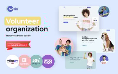 Vollin - Tema de WordPress para organizaciones benéficas y de voluntariado sin fines de lucro