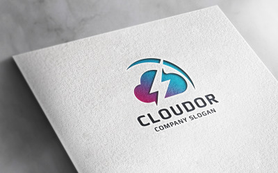 Professzionális Fast Cloud Storage logó