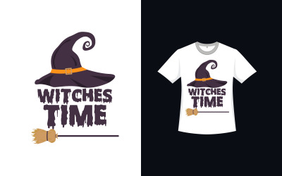 Halloweenowy straszny projekt koszulki dla dziewczynek
