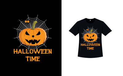 Kabak vektör ile Halloween T-shirt Tasarım