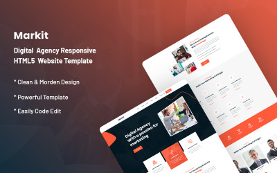 Markit – Digital Agency Responsive Website Mall