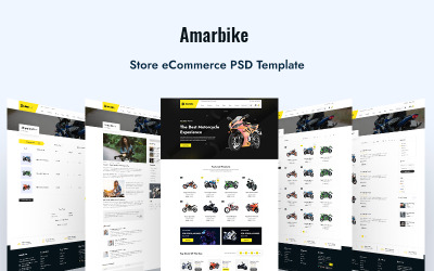 Šablona PSD elektronického obchodu AmarBike-Store
