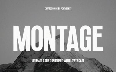 Montage | Ultimate Condensed Vintage Sans