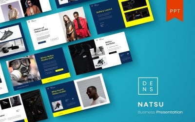 Natsu – бізнес-шаблон PowerPoint