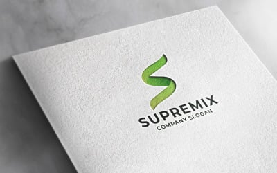 Professionell Supremix Letter S-logotyp