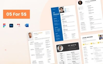 Resimos - One Page Premium CV Resume Template