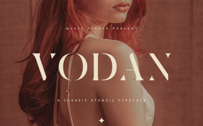 Vodan | Classic Stencil Font