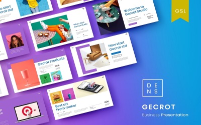 Gecrot – бізнес-шаблон слайдів Google