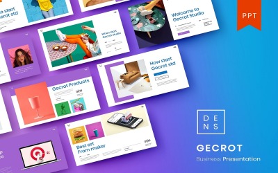 Gecrot - 商业的PowerPoint模板