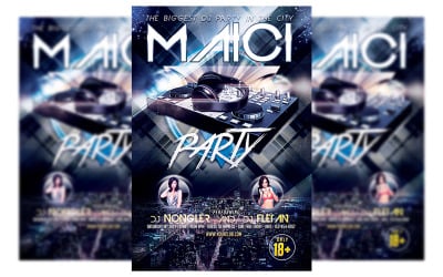 Guest Star Dj Flyer Template