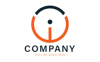 Plantilla de logotipo de empresa de TI creativa