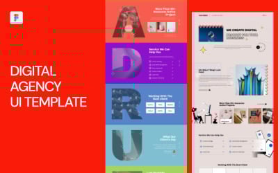 UI-Vorlage für digitale Agenturen