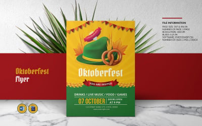 Ulotka / zaproszenie na Oktoberfest