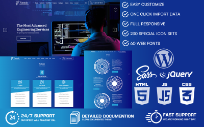 Fintech - Tema WordPress per soluzioni IT e servizi aziendali