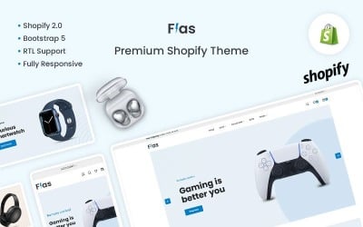 Flas - The Electronics &amp;amp; Gadgets Responsive Shopify Theme